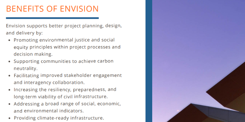 Envision Brochure (2-Pager) - Institute For Sustainable Infrastructure